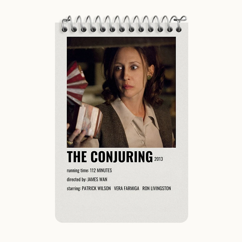 دفتر یادداشت 50 برگ خندالو طرح احضار (The Conjuring) کد F12935