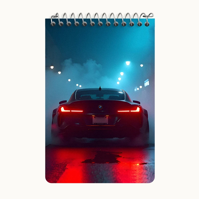 دفتر یادداشت 50 برگ خندالو طرح ماشین اسپرت کد F5976