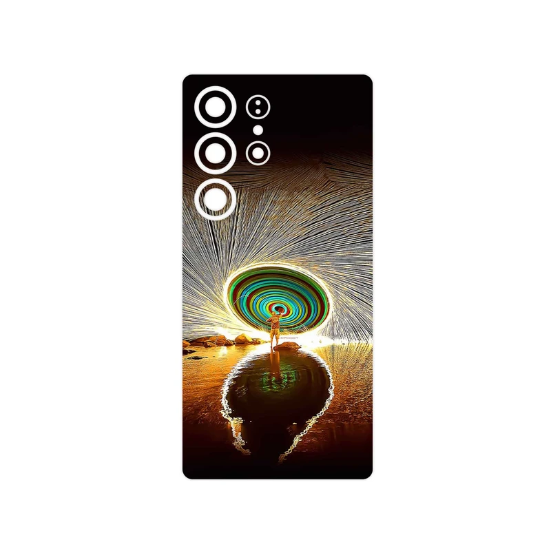 برچسب پوششی ماهوت مدل Night Light Fountain مناسب برای گوشی موبایل سامسونگ Galaxy S25 Ultra