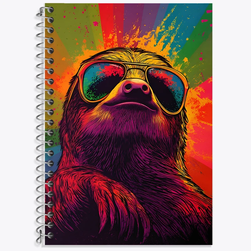 دفتر نت موسیقی 50 برگ خندالو طرح تنبل کد F9850