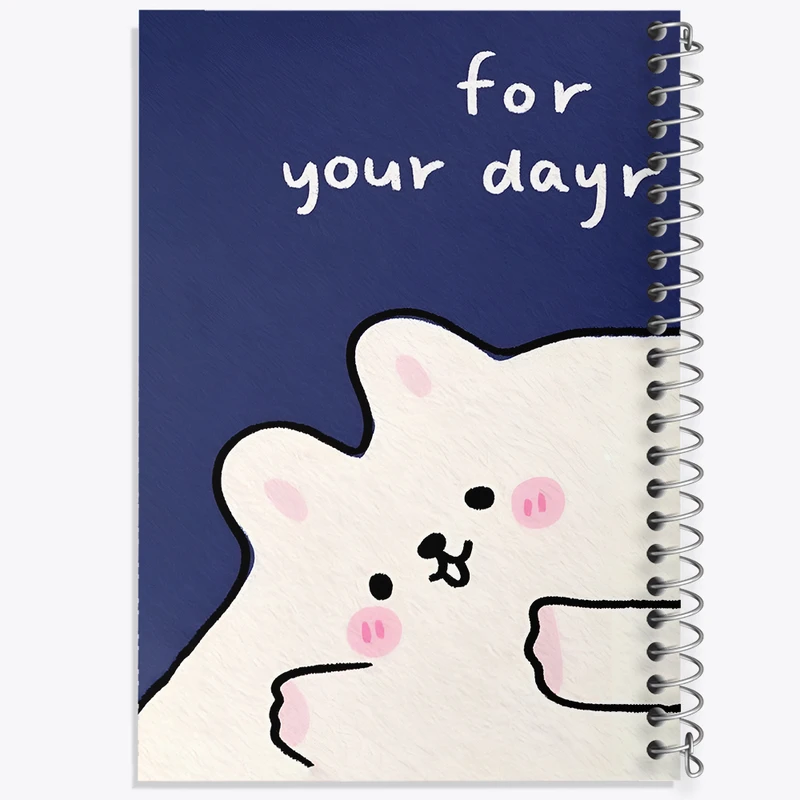 دفتر مشق 100 برگ خندالو طرح خرگوش بامزه کد N7111