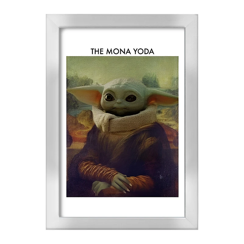 تابلو خندالو طرح بیبی یودا کد F4091