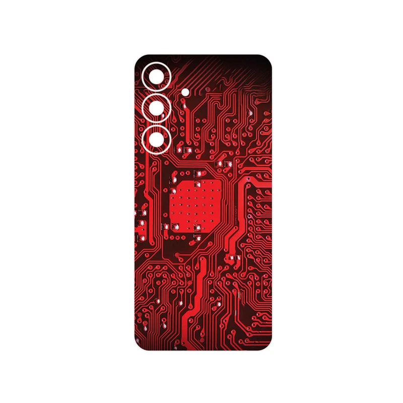 برچسب پوششی ماهوت مدل Red_Printed_Circuit_Board مناسب برای گوشی موبایل سامسونگ Galaxy S25 FE