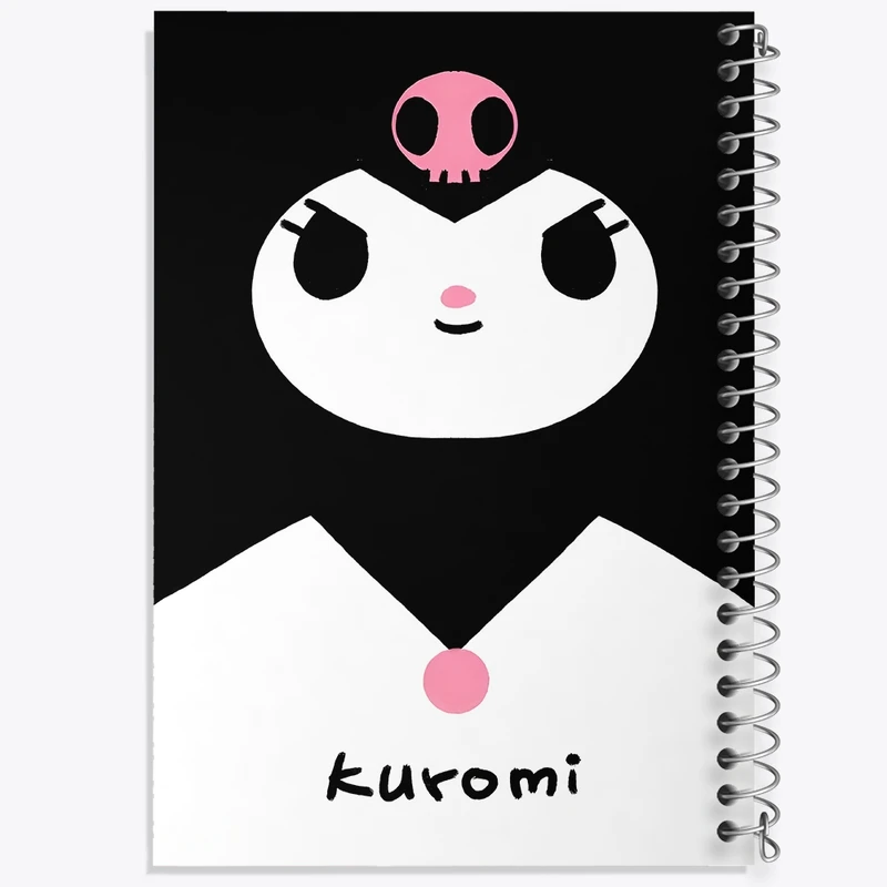 دفتر طراحی 50 برگ خندالو طرح کرومی (Kuromi) کد N5150