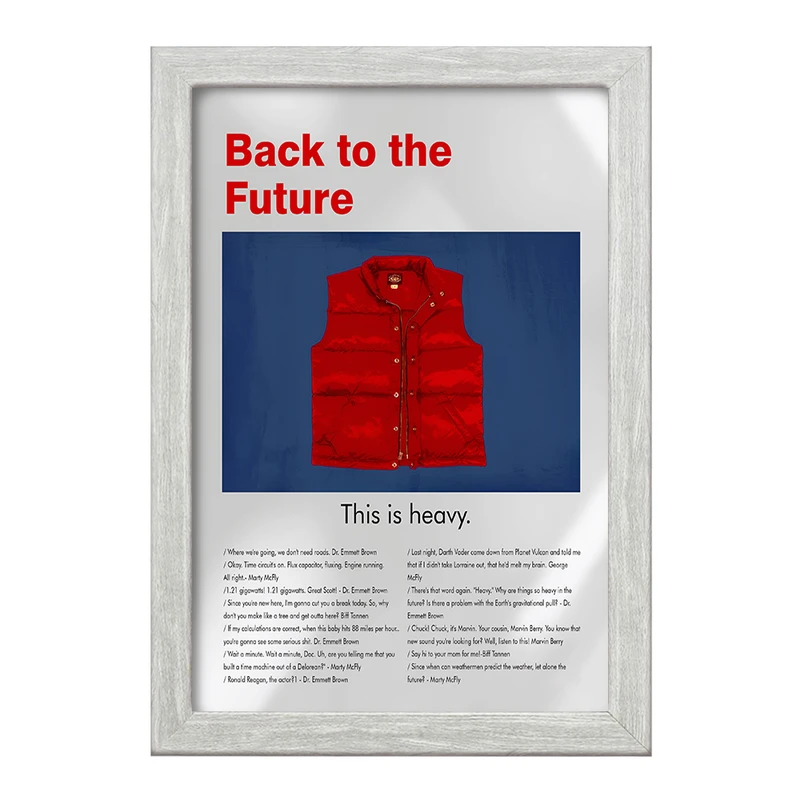 تابلو خندالو طرح بازگشت به آینده (Back to the Future) کد F13835