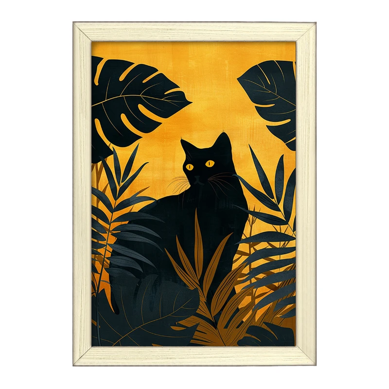 تابلو خندالو طرح گربه (Cat) کد F1742