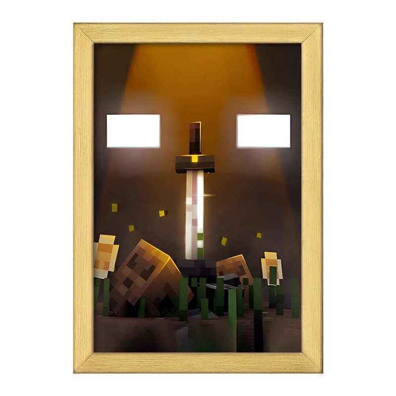 تابلو خندالو طرح ماینکرافت (Minecraft) کد F3485