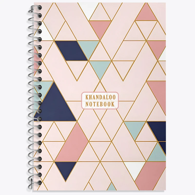 دفتر زبان 50 برگ خندالو مدل دو خط طرح مدرن کد N8569