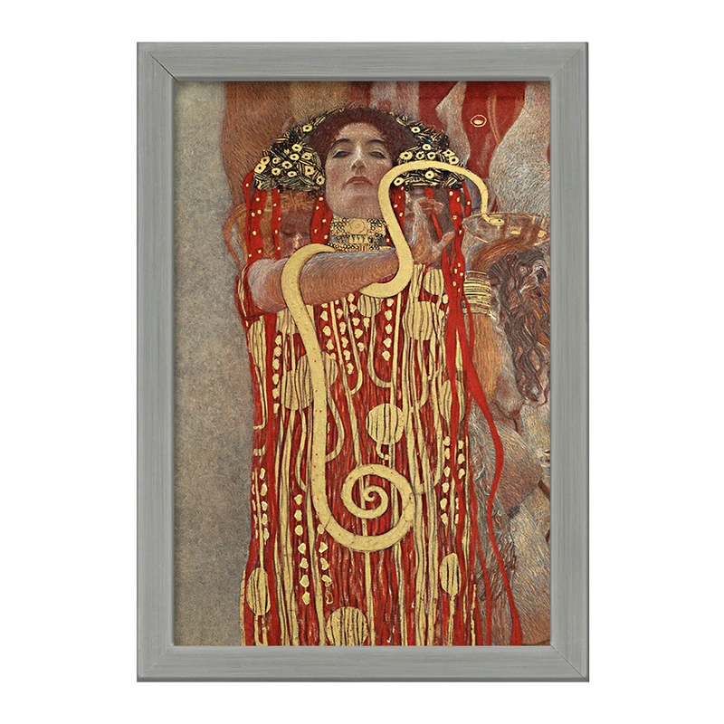 تابلو خندالو طرح نقاشی بهداشت اثر گوستاو کلیمت کد F12150