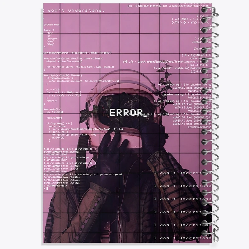 دفتر طراحی 50 برگ خندالو طرح Error کد N3700