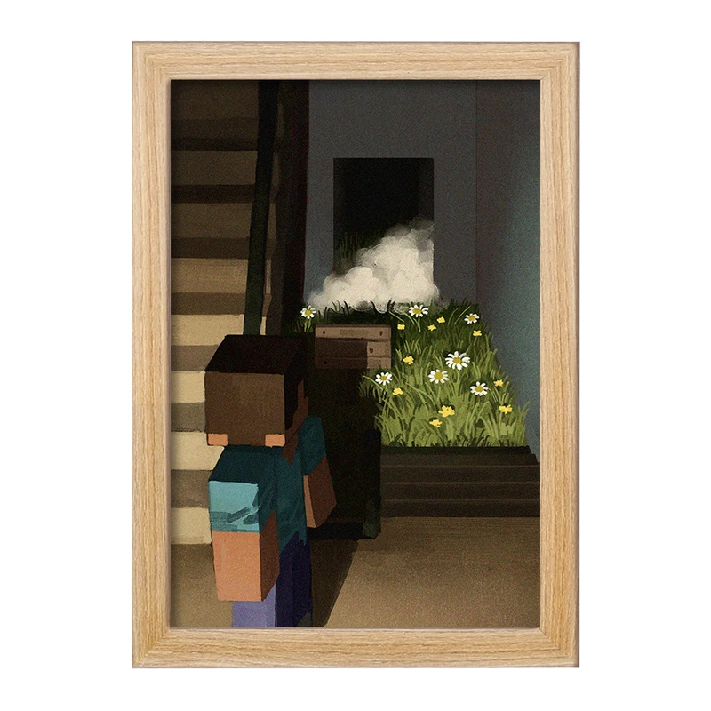 تابلو خندالو طرح ماینکرافت (Minecraft) کد F14062