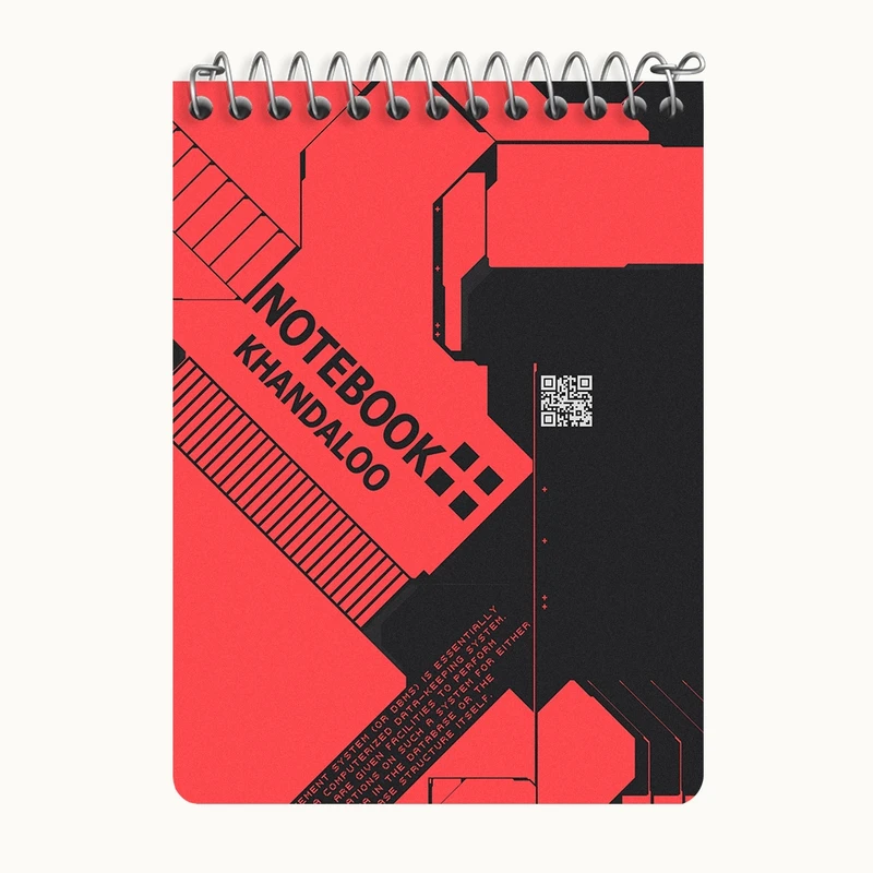 دفتر یادداشت 50 برگ خندالو طرح مدرن کد N7572