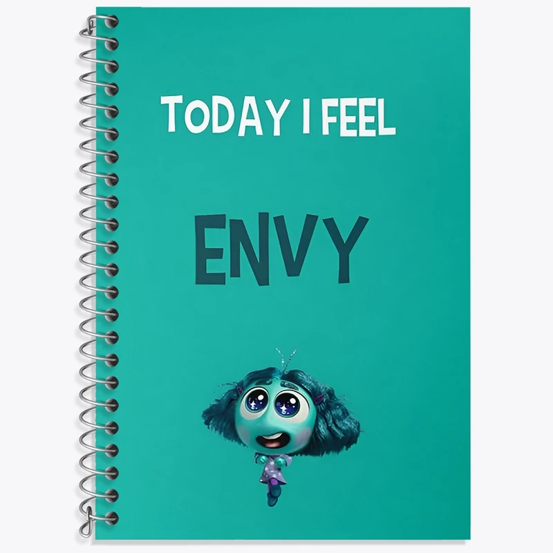 دفتر لغت 50 برگ خندالو طرح اینساید اوت (Envy) کد N8408