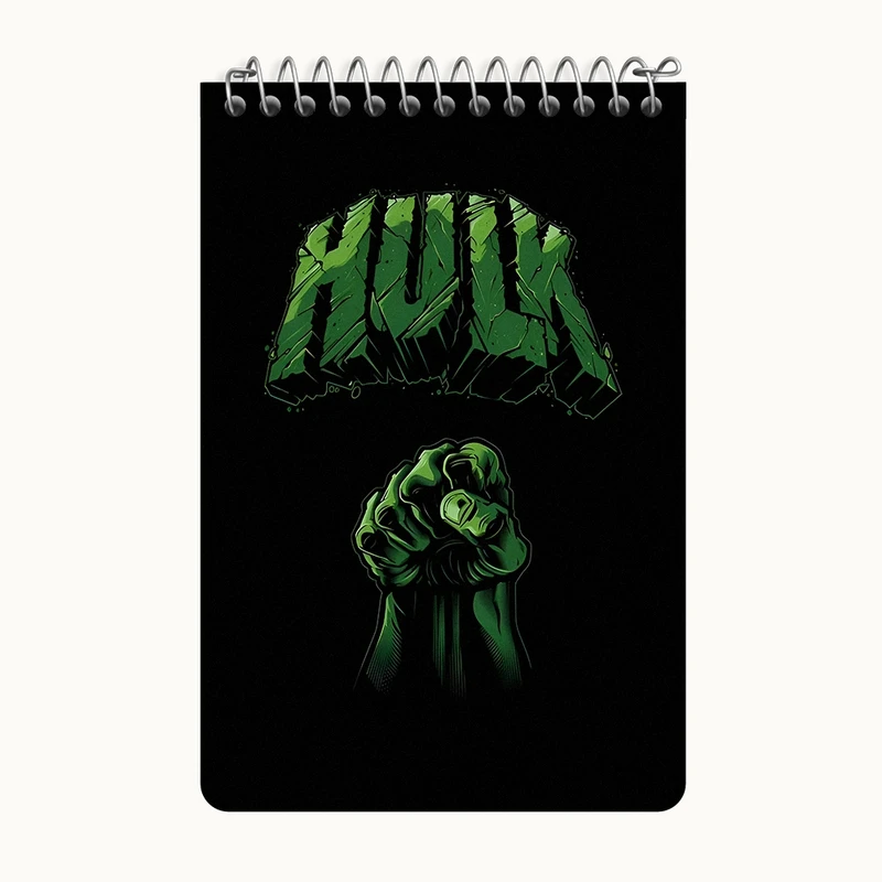 دفتر یادداشت 50 برگ خندالو طرح هالک مارول (Marvel) کد F4616
