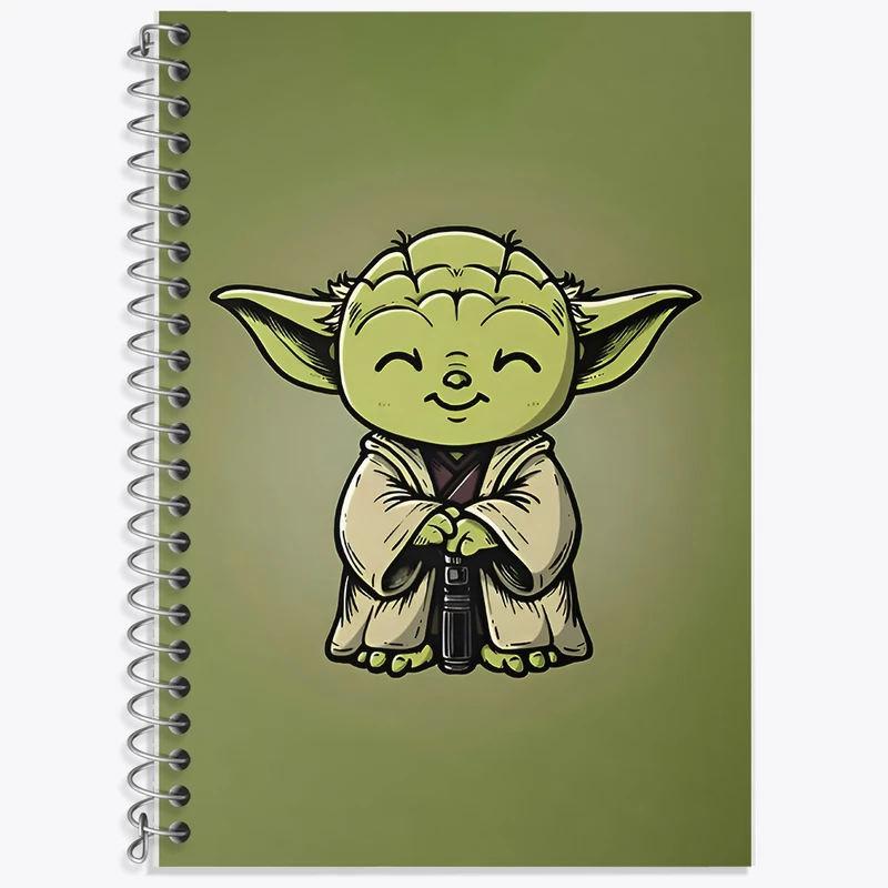 دفتر لغت 50 برگ خندالو طرح بیبی یودا کد F9434