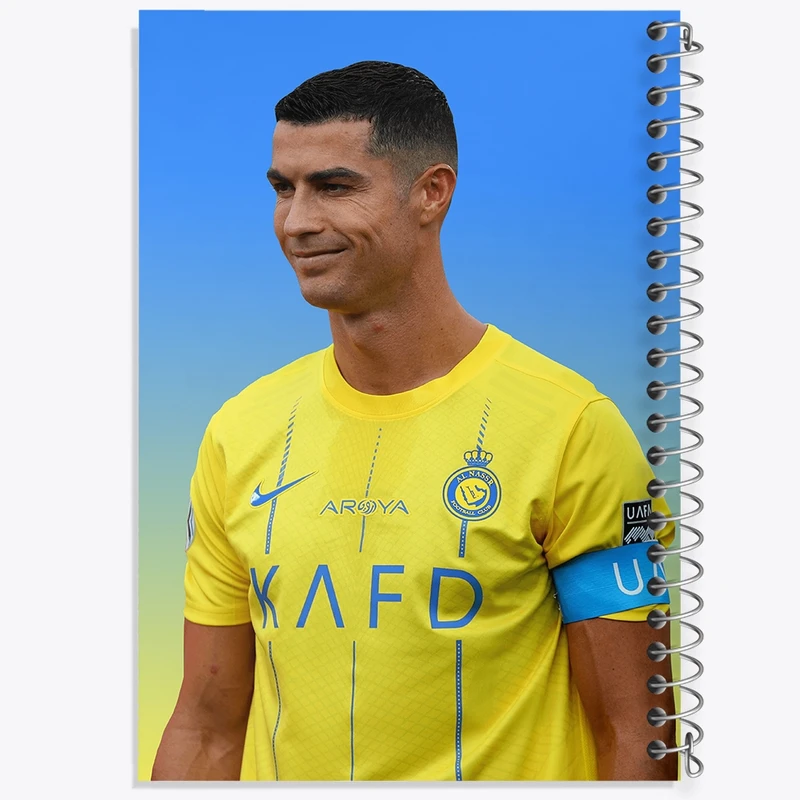 دفتر طراحی 50 برگ خندالو طرح کریستیانو رونالدو کد 36393