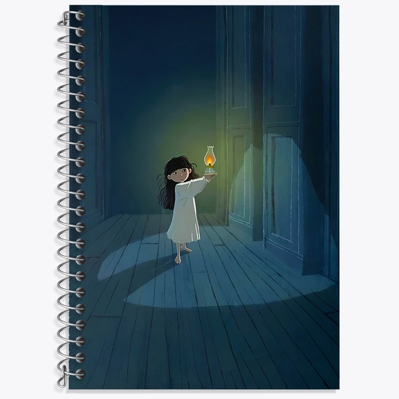 دفتر لغت 50 برگ خندالو طرح دخترانه کیوت کد N7496