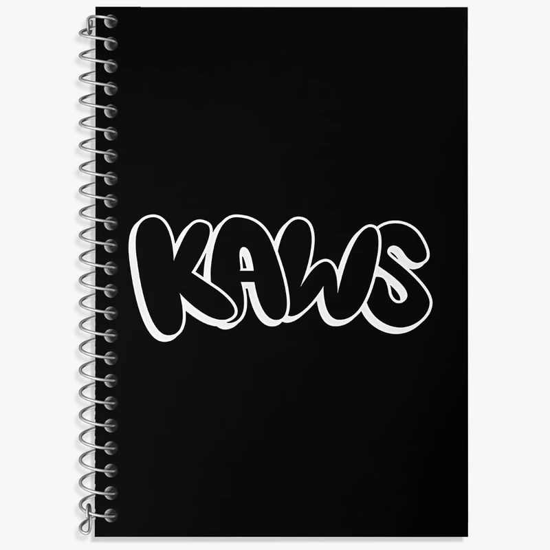 دفتر نت موسیقی 50 برگ خندالو طرح عروسک کاز (kaws) کد F4002