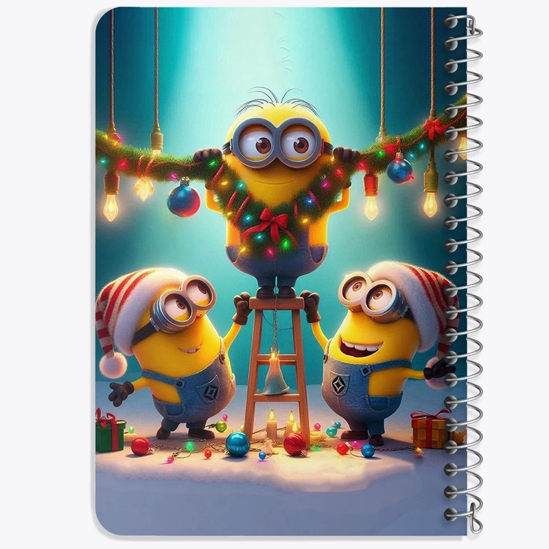 دفتر یادداشت 50 برگ خندالو طرح مینیون ها (Minions) کد F8594