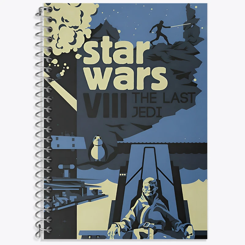 دفتر نت موسیقی 50 برگ خندالو طرح جنگ ستارگان (Star Wars) کد F10500