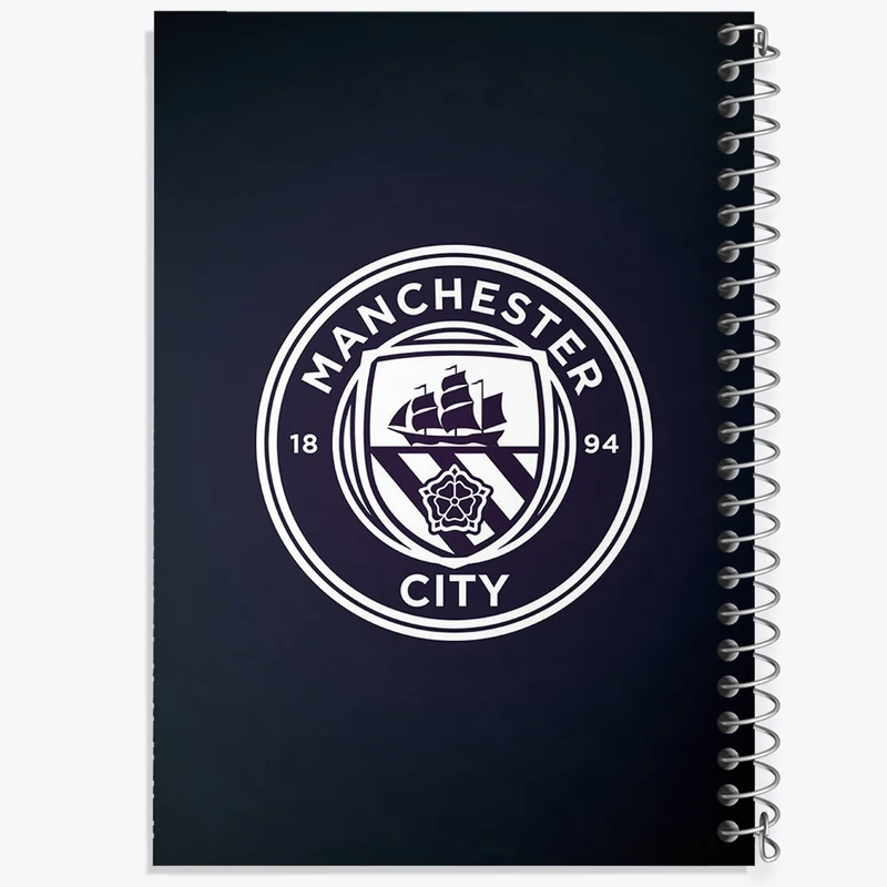 دفتر طراحی 50 برگ خندالو طرح باشگاه منچستر سیتی کد 26765