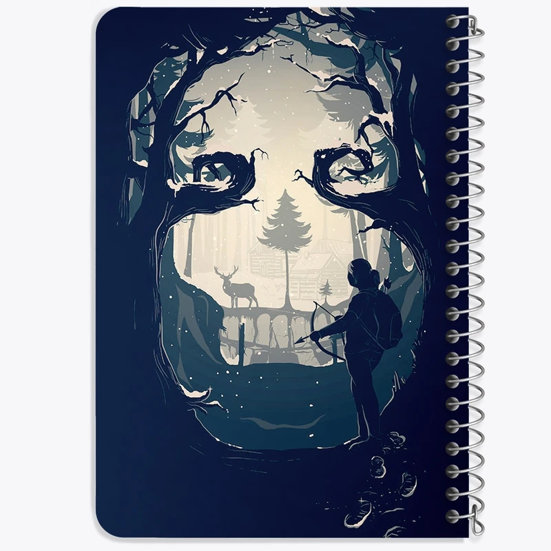 دفتر یادداشت 50 برگ خندالو طرح لست آف آس (The Last Of Us) کد F10