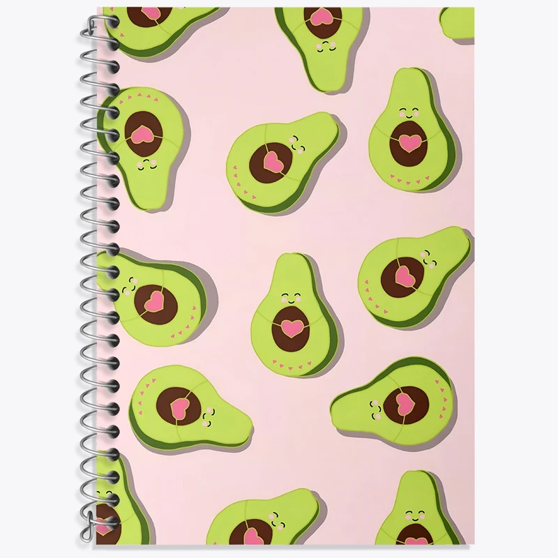 دفتر لغت 50 برگ خندالو طرح پترن آووکادو کد N9146