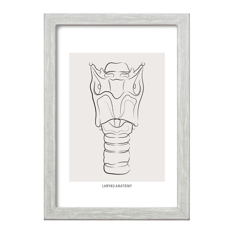 تابلو خندالو طرح آناتومی حنجره (Larynx Anatomy) کد F13908