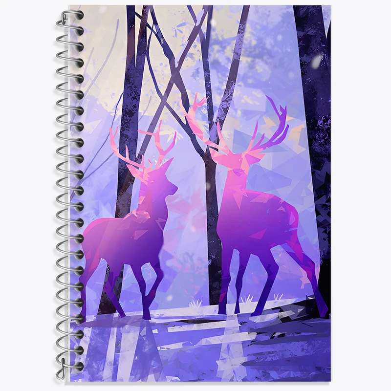 دفتر لغت 50 برگ خندالو طرح گوزن کد F12554