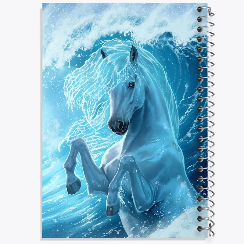 دفتر طراحی 50 برگ خندالو طرح اسب کد F1239