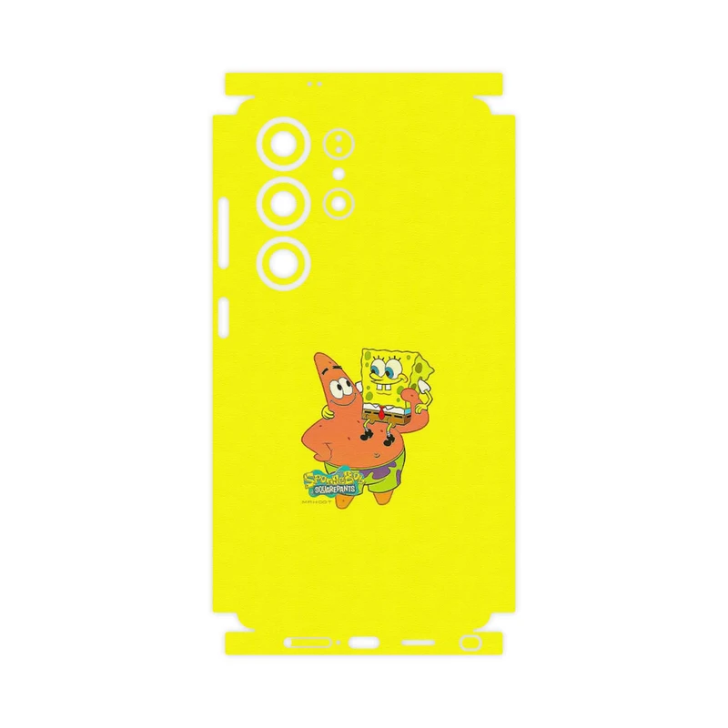برچسب پوششی ماهوت مدل SpongeBob SquarePants-FullSkin مناسب برای گوشی موبایل سامسونگ Galaxy S25 Ultra