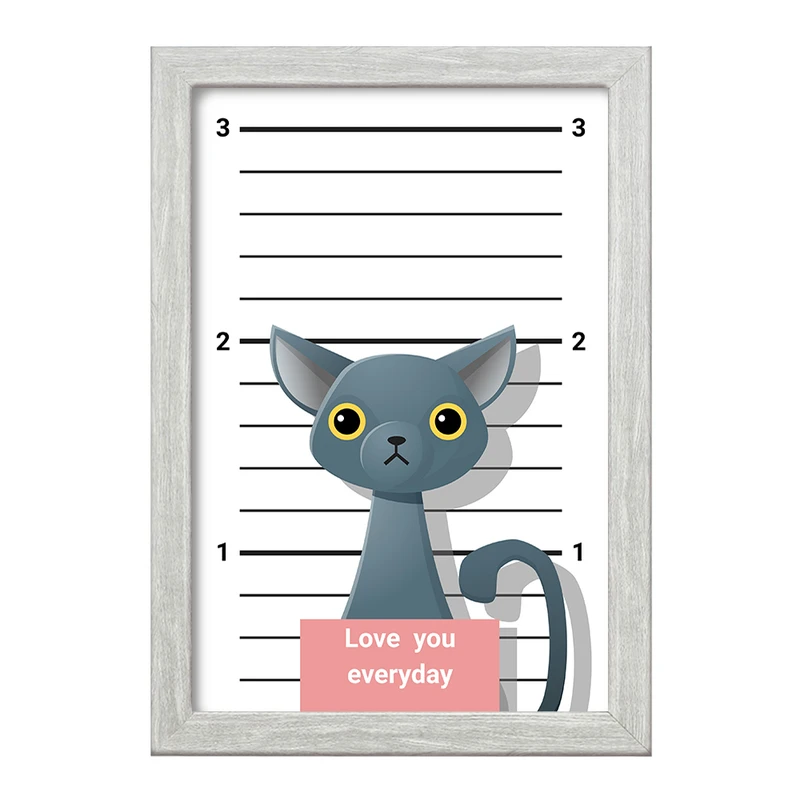 تابلو خندالو طرح گربه (Cat) کد F2275