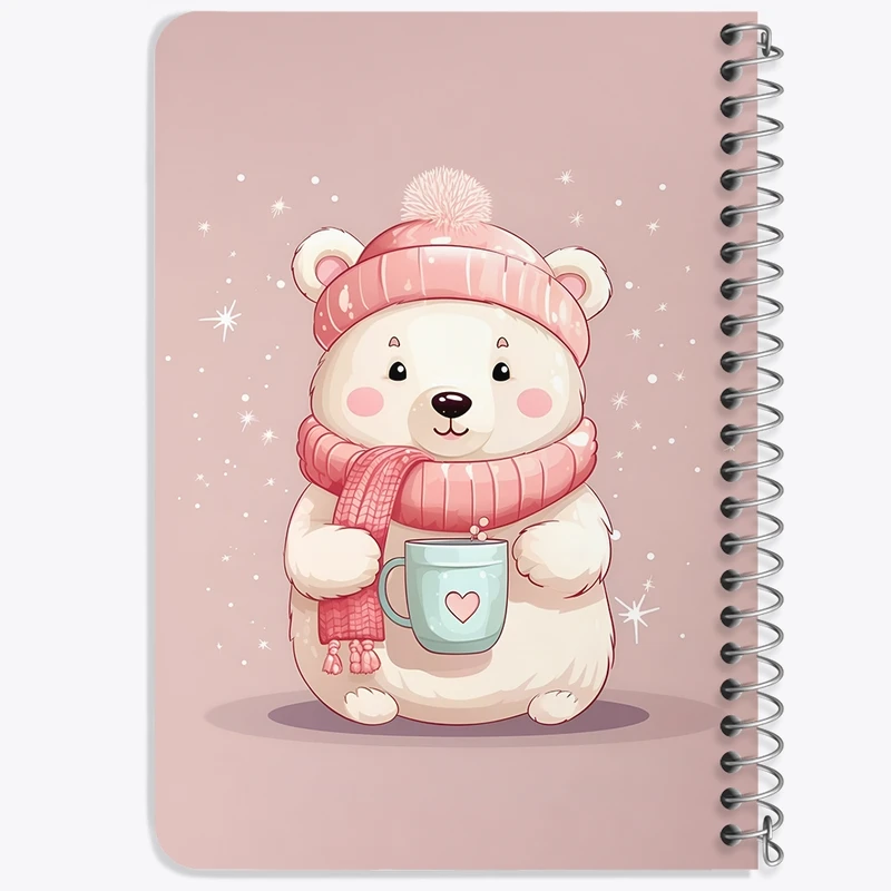 دفتر یادداشت 50 برگ خندالو طرح خرس کیوت کد F5832