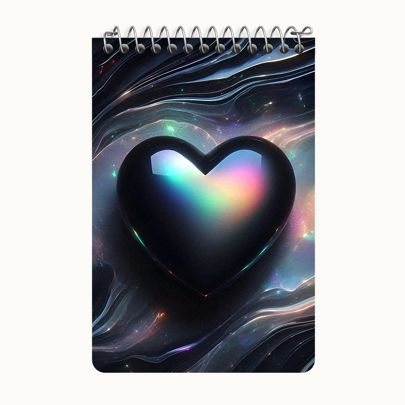 دفتر یادداشت 50 برگ خندالو طرح قلب کد F9912