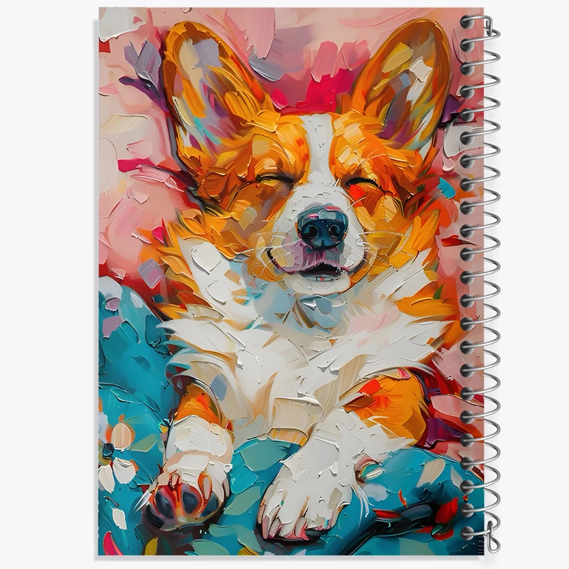 دفتر مشق 50 برگ خندالو طرح سگ کد F9946