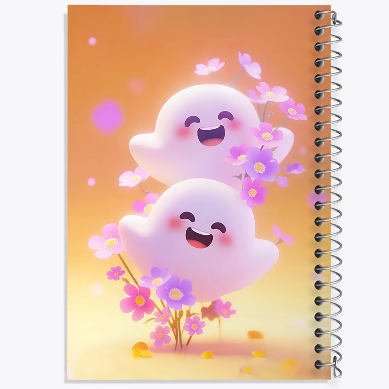 دفتر طراحی 50 برگ خندالو طرح روح های بامزه کد N5292
