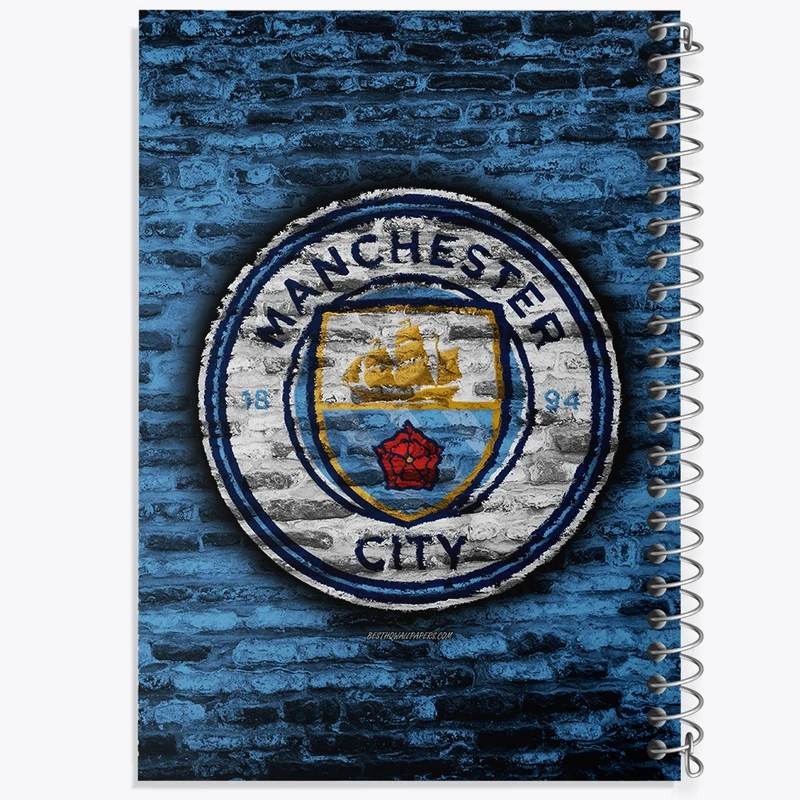 دفتر طراحی 50 برگ خندالو طرح باشگاه منچستر سیتی کد 26773