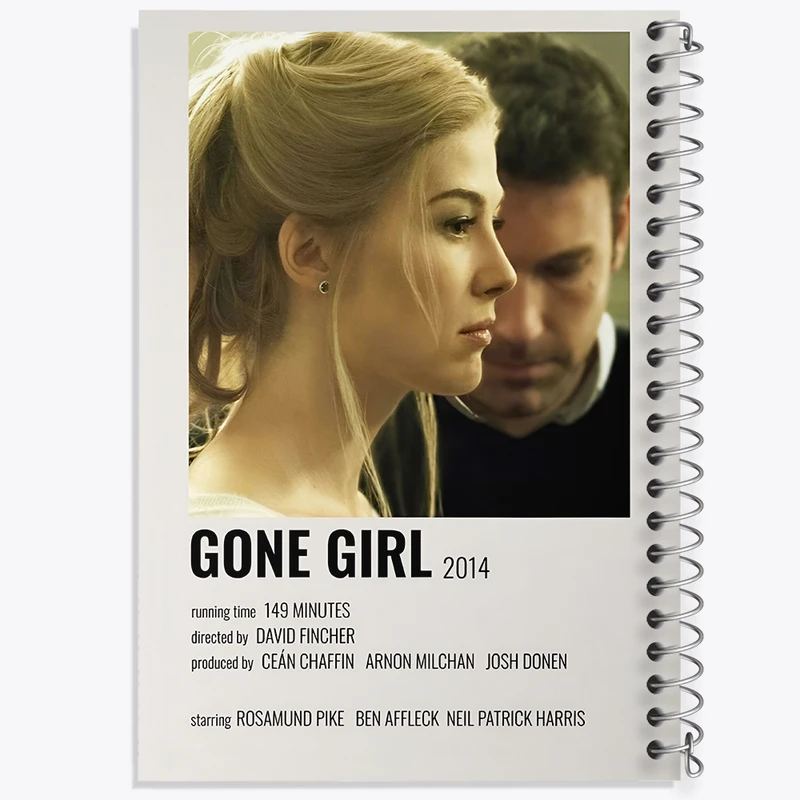 دفتر مشق 100 برگ خندالو طرح دختر گمشده (Gone Girl) کد F13285