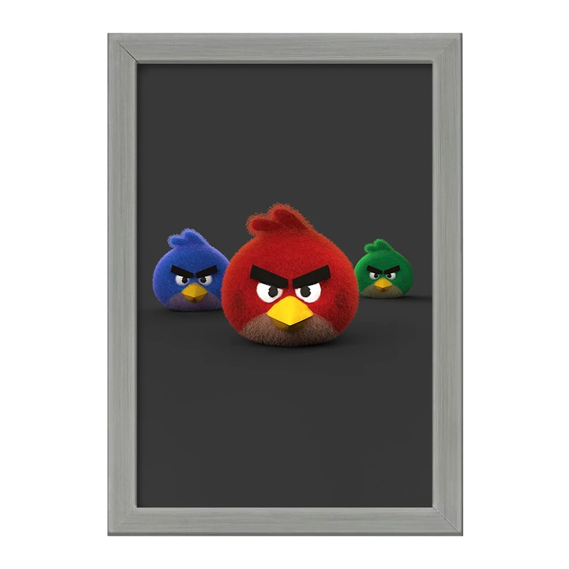 تابلو خندالو طرح پرندگان خشمگین (Angry Birds) کد F2217