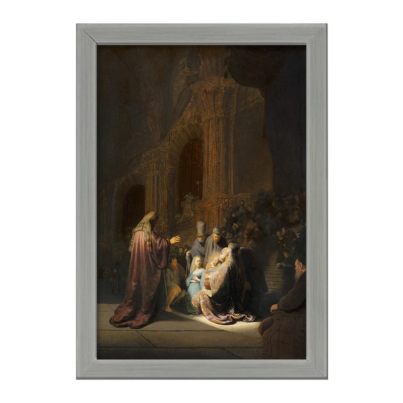 تابلو خندالو طرح نقاشی آهنگ ستایش سیمئون اثر رامبراند کد F12243