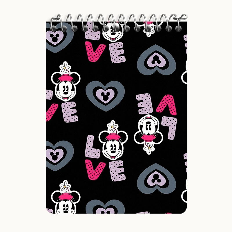 دفتر یادداشت 50 برگ خندالو طرح Love کد N1133