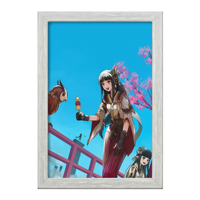 تابلو خندالو طرح بازی شکارچی هیولا (Monster Hunter) کد 33250