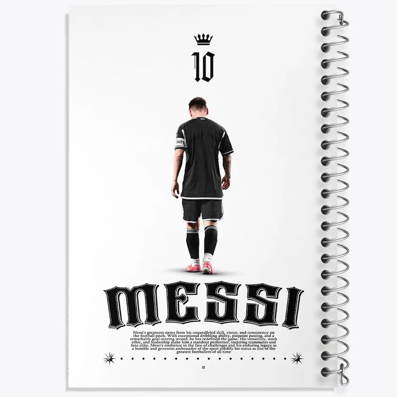 دفتر نقاشی 50 برگ خندالو طرح لیونل مسی کد N8252