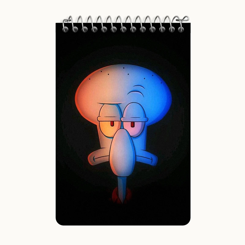 دفتر یادداشت 50 برگ خندالو طرح اختاپوس باب اسفنجی کد F3148