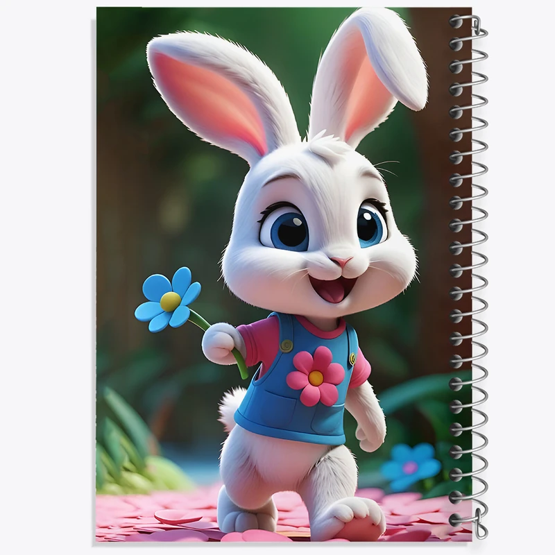 دفتر نقاشی 50 برگ خندالو طرح خرگوش بامزه کد F8581