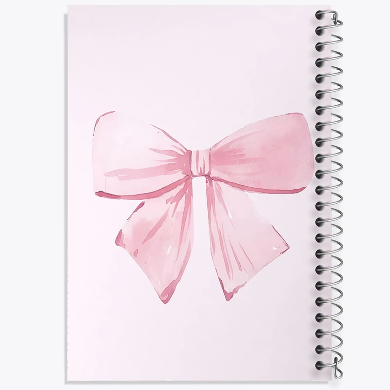 دفتر مشق 100 برگ خندالو طرح پاپیون صورتی کد F3857