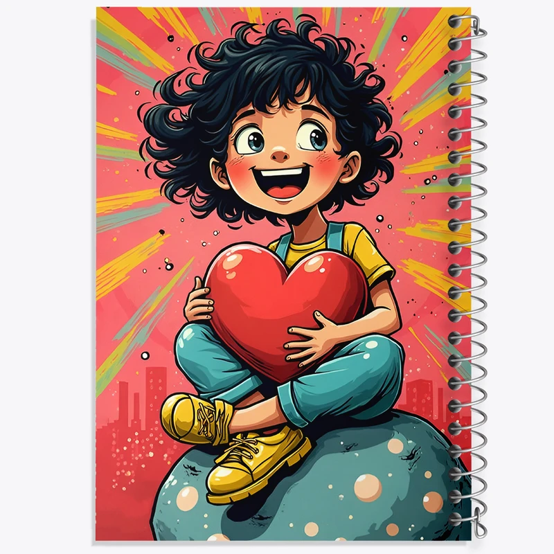 دفتر نقاشی 50 برگ خندالو طرح دخترانه کد F11702