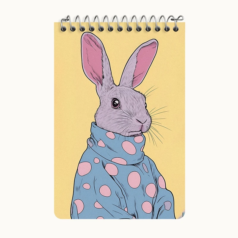 دفتر یادداشت 50 برگ خندالو طرح خرگوش کد F10317