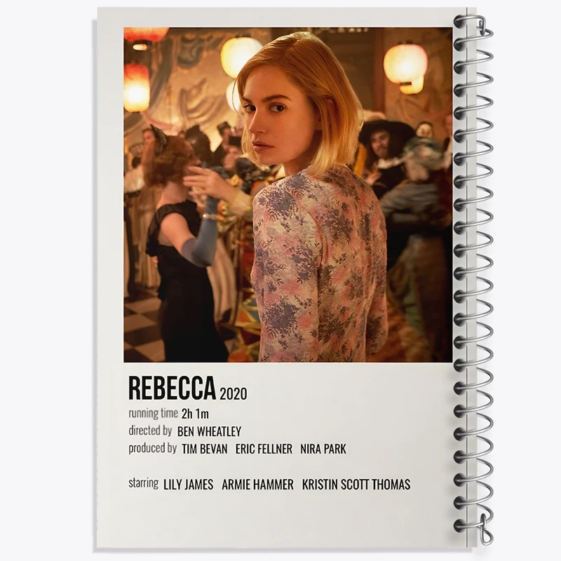 دفتر شطرنجی 50 برگ خندالو طرح ربکا (Rebecca) کد F13055