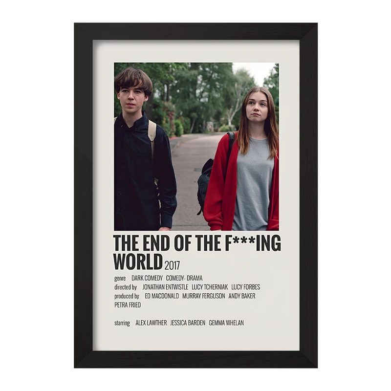 تابلو خندالو طرح پایان دنیای لعنتی کد F13309